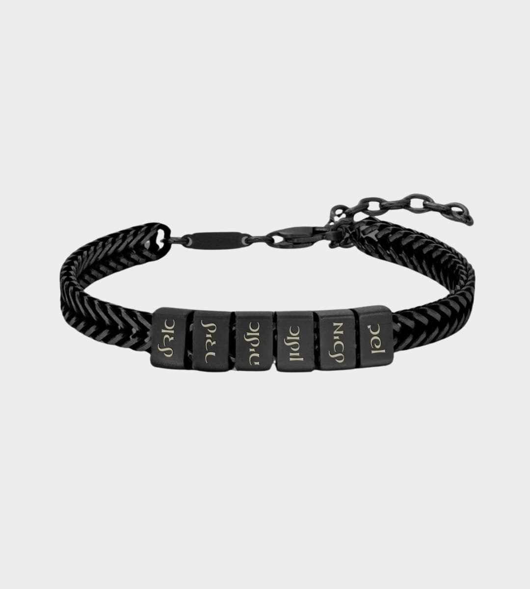 צמיד חריטה לגבר - ליאור שחור