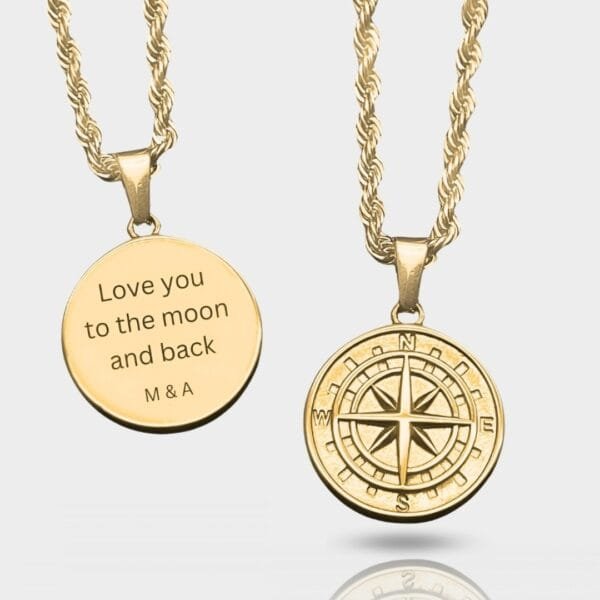 שרשרת חריטה לגבר - עידו זהב