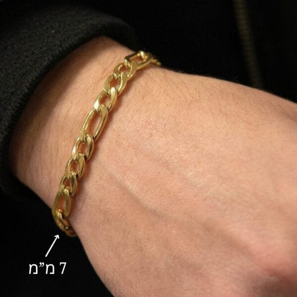 צמיד פיגרו זהב 5 צמיד פיגרו זהב 5