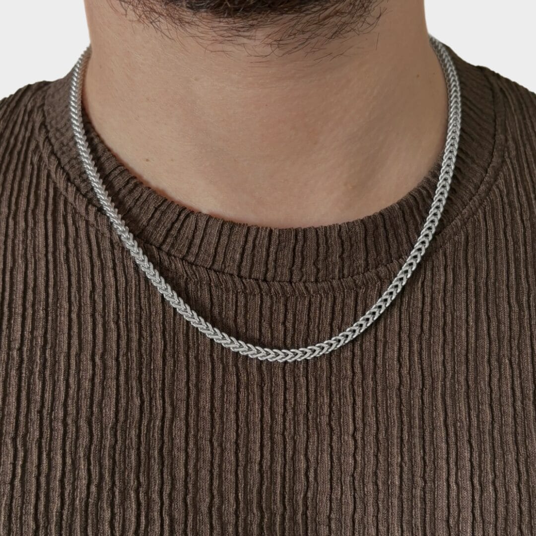 שרשרת אשל כסף 5