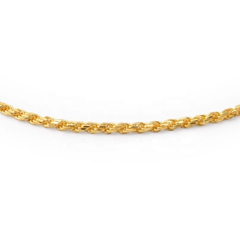 שרשרת חבל 18 קראט