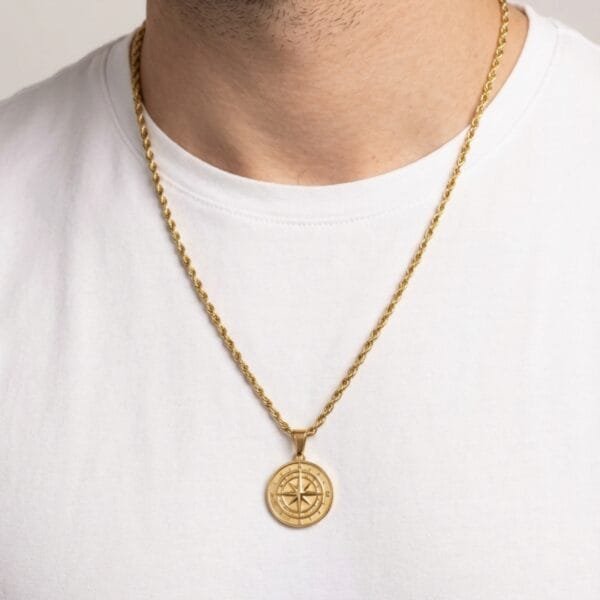 Alternative view of שרשרת חריטה לגבר - עידו זהב