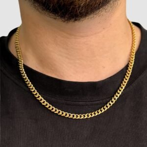 Alternative view of שרשרת גורמט תומר 5 מ"מ - זהב