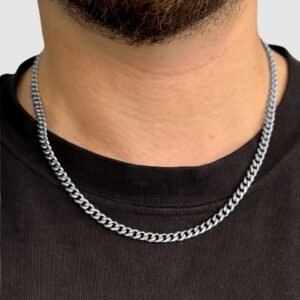 Alternative view of שרשרת גורמט תומר 5 מ"מ - כסף