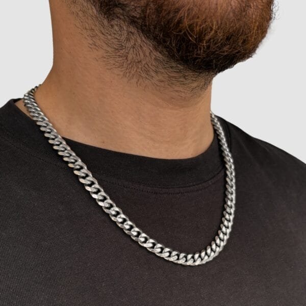 שרשרת תומר כסף 9 ממ שרשרת תומר כסף 9 ממ