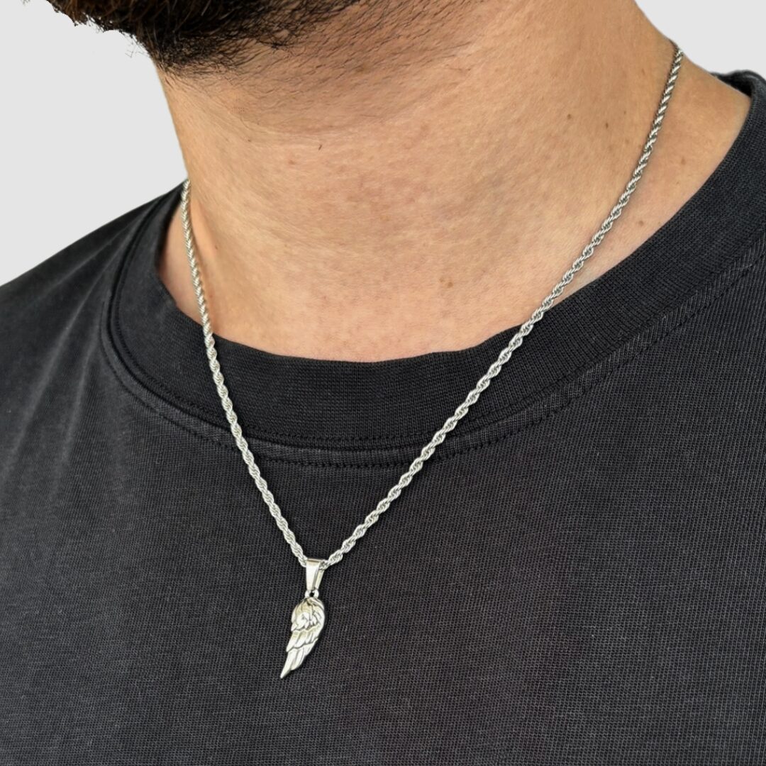צמיד כנף קטן כסף