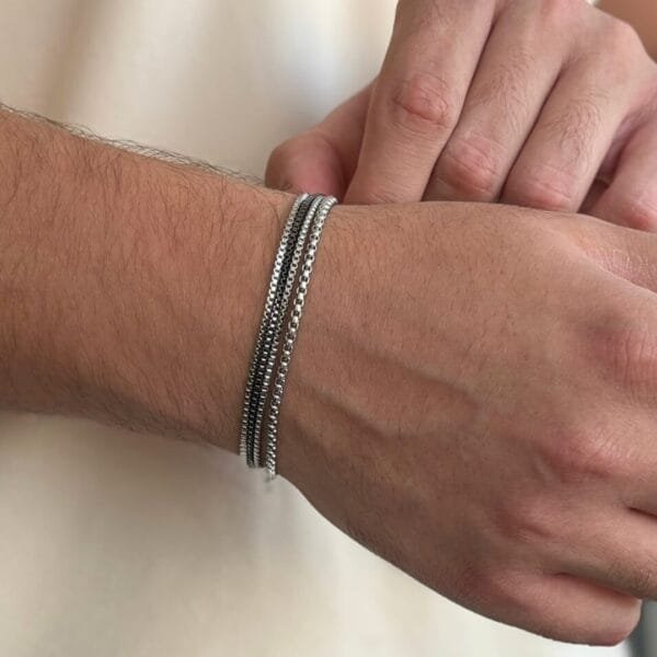 צמיד קליף כסף 2 צמיד קליף כסף 2