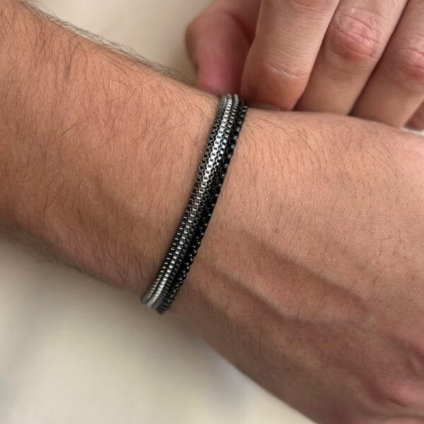 צמיד קליף שחור 2 צמיד קליף שחור 2