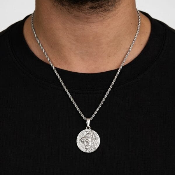 Alternative view of שרשרת אריה - כסף