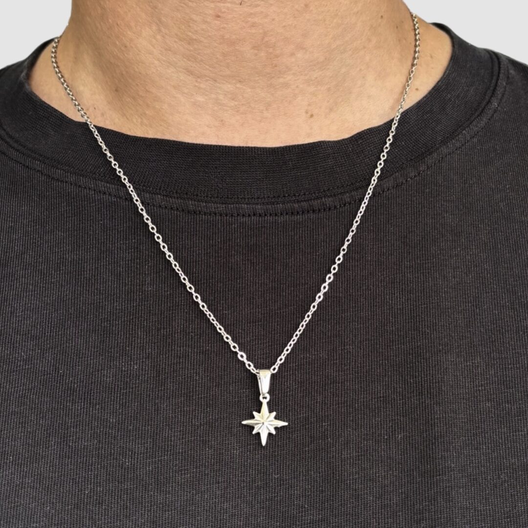 שרשרת כוכב הצפון כסף 4