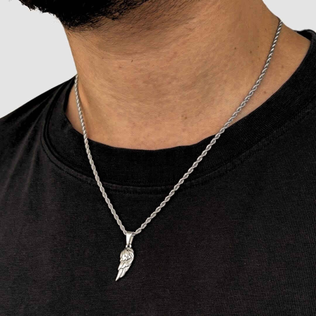 שרשרת כנף כסף 5