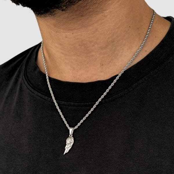 שרשרת כנף כסף 5 שרשרת כנף כסף 5