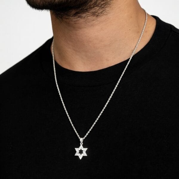 שרשרת כסף 925 מגן שרשרת כסף 925 מגן