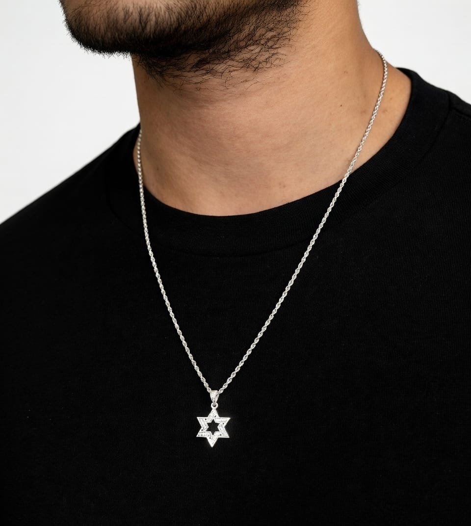 שרשרת כסף 925 מגן