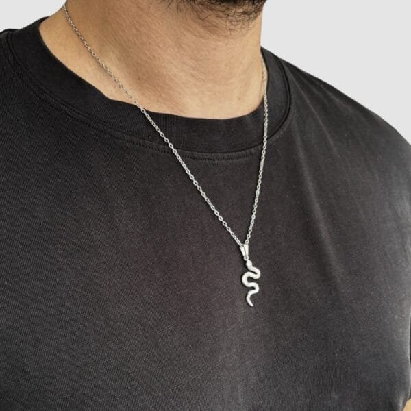 שרשרת נחש כסף 7 שרשרת נחש כסף 7