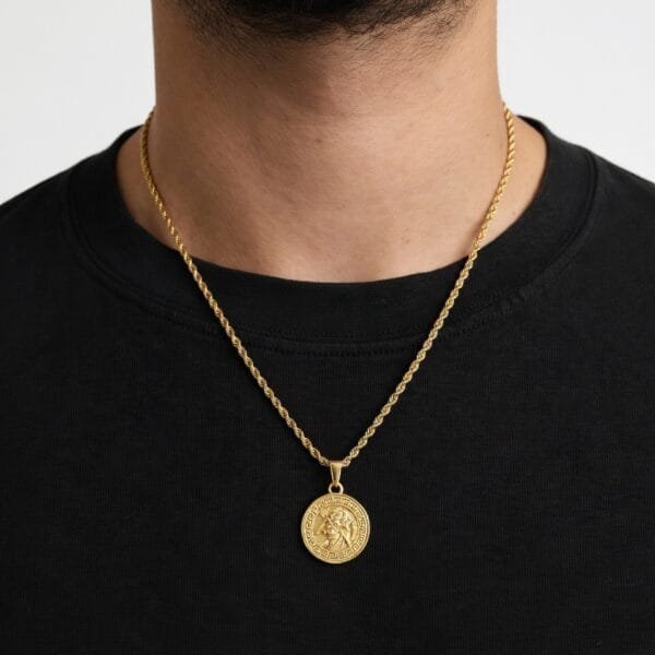 Alternative view of שרשרת ספרטני - זהב