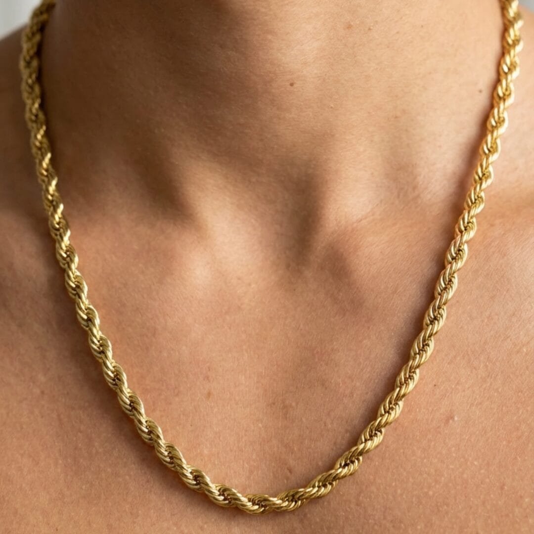 שרשרת גורמט חבל זהב חדש