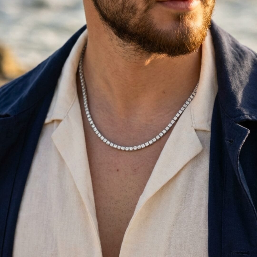 שרשרת טניס 4 ממ ג