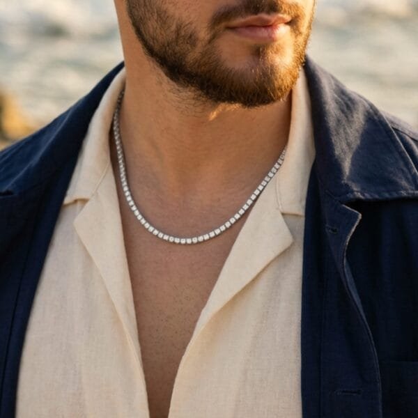 שרשרת טניס 4 ממג שרשרת טניס 4 ממג