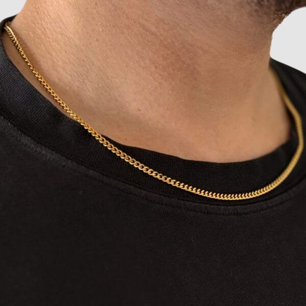 שרשרת תומר זהב 3 ממ שרשרת תומר זהב 3 ממ