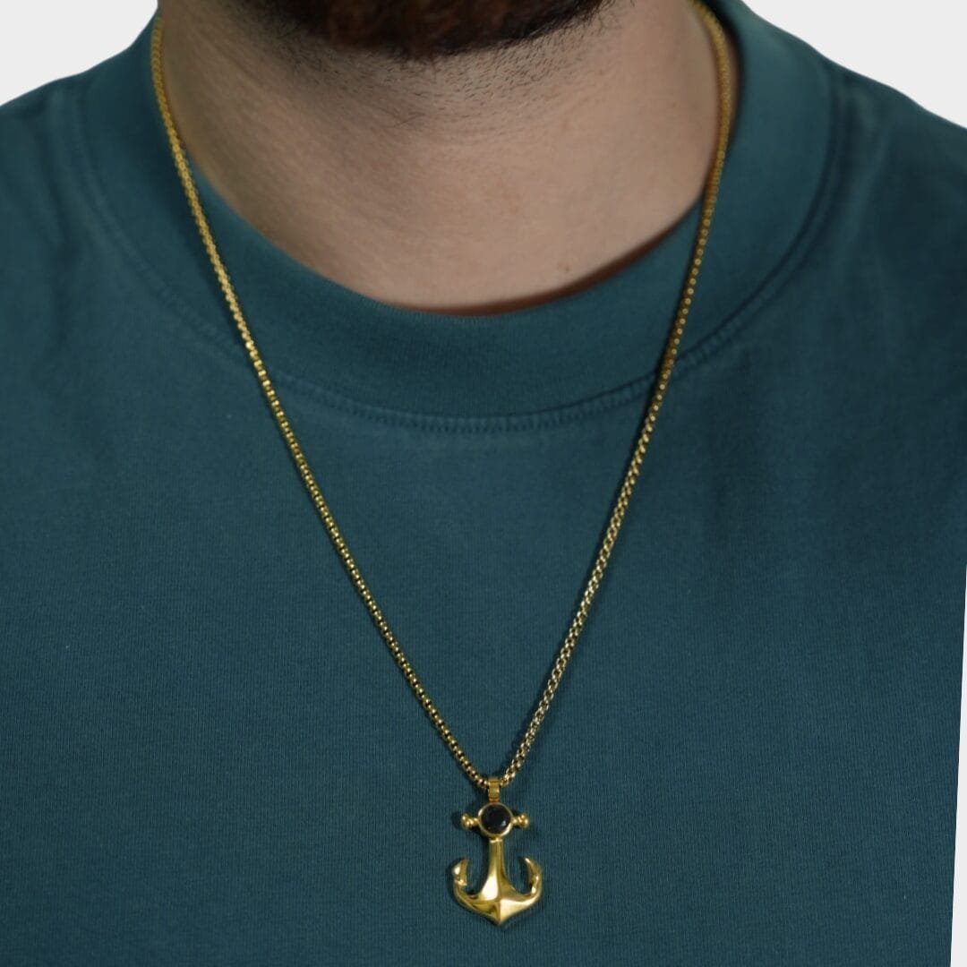 שרשרת עוגן זהב 1