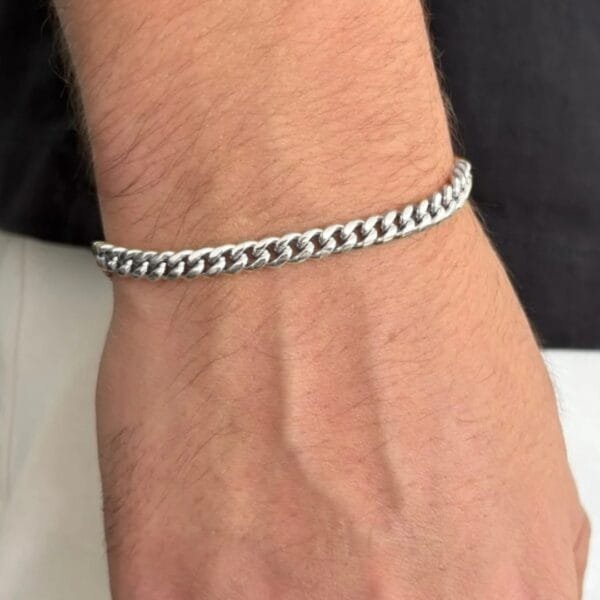 צמיד מייקל זהב לבן צמיד מייקל זהב לבן