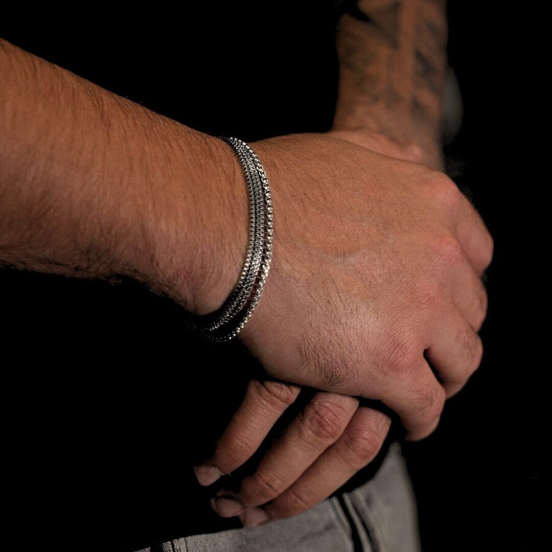 קליף כסף חלק